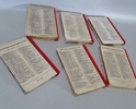 Böcker "Pelle Svanslös" Gösta Knutsson, 6 band, Bonniers barnbibliotek, Albert Bonniers förlag, 1940-tal