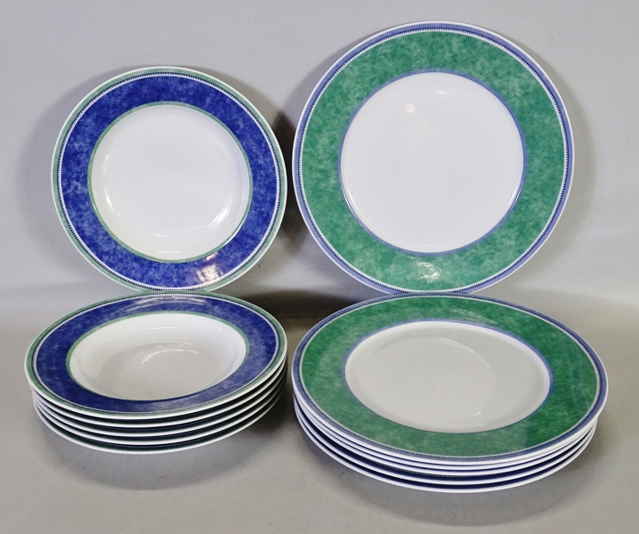 6+6 st tallrikar "Costa 3 Switch" Gallo design, Villeroy & Bosch, Tyskland