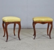 1 par taburetter, rokokostil, enl. uppg. 17/1800-tal