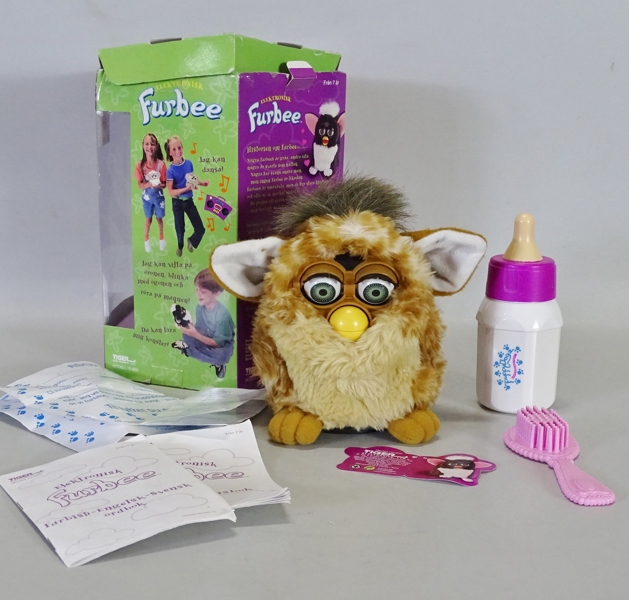 Leksak, Furbee, Tiger Electronics Ltd. importerad till Sverige av BRIO, 1990-tal