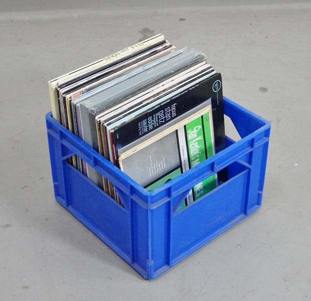 Parti vinylskivor, LP, mestadels jazz & relaterat