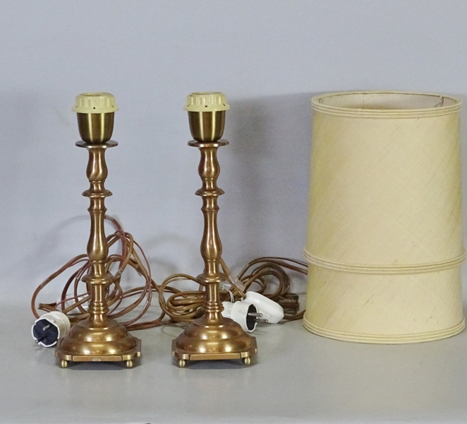 1 par bordslampor, Bollings, Gränna