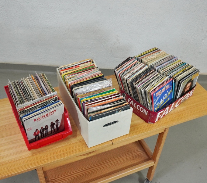 Parti vinylskivor, singel / EP, blandade genrer