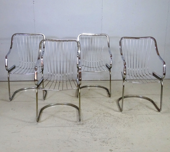 4 st stolar, 1900-tal, möjligen Italien