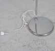 Golvlampa, metall, justerbar arm