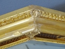 Väggspegel, oktagonal, guld, 2000-tal