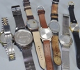 Parti klockor/ armbandsur, varierande fabrikat, design och ålder
