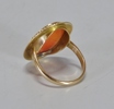 Ring, Camé, guld 18K, 1900-tal