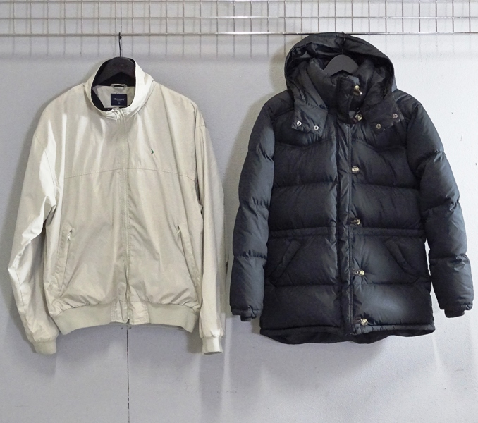 2 st. herrjackor, Boomerang, modell 7035 dunjacka och 7091 microftjacka