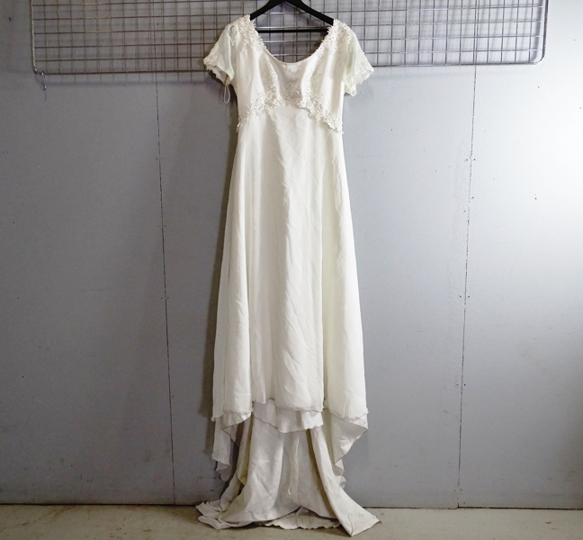 Brudklänning, oidentifierat fabrikat, 1900-tal