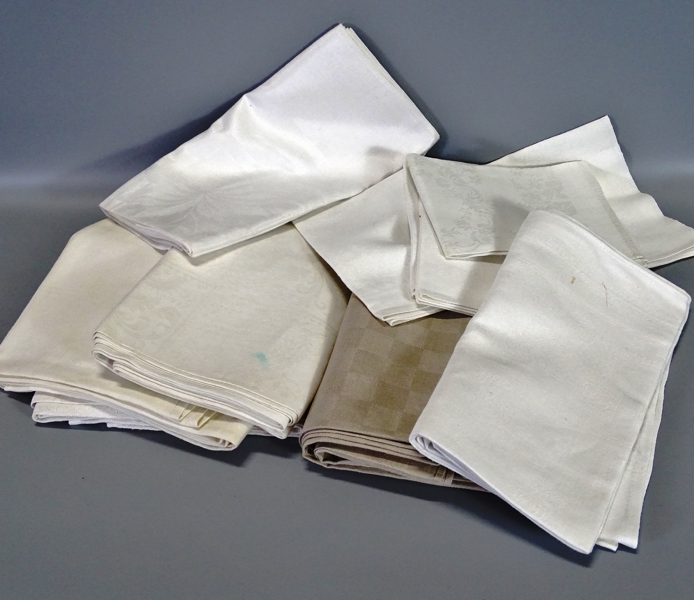 Parti linne, dukar och servetter, 1900-tal