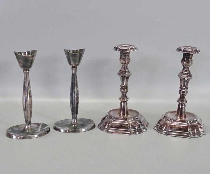 2+2 st ljusstakar, 1900-tal