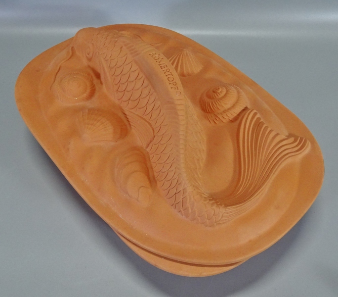 Lergryta "Fisk" Römertopf, 19/2000-tal