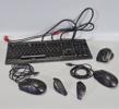 Gamingutrustning, tangentbord, datormöss m.m. 