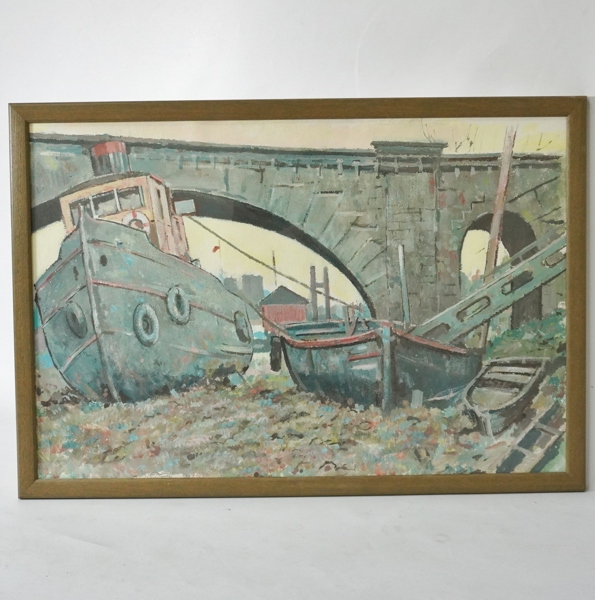 Målning, oidentifierad konstnär