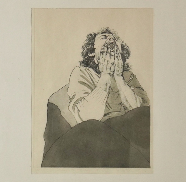 Etsning, oidentifierad konstnär