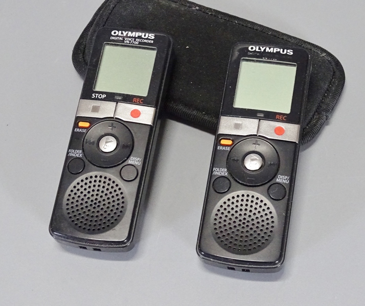 2 st. diktafoner, Olympus