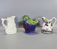 3 st. kannor, bl. a. "Burleign" och "Mullbär" Staffordshire samt Gefle