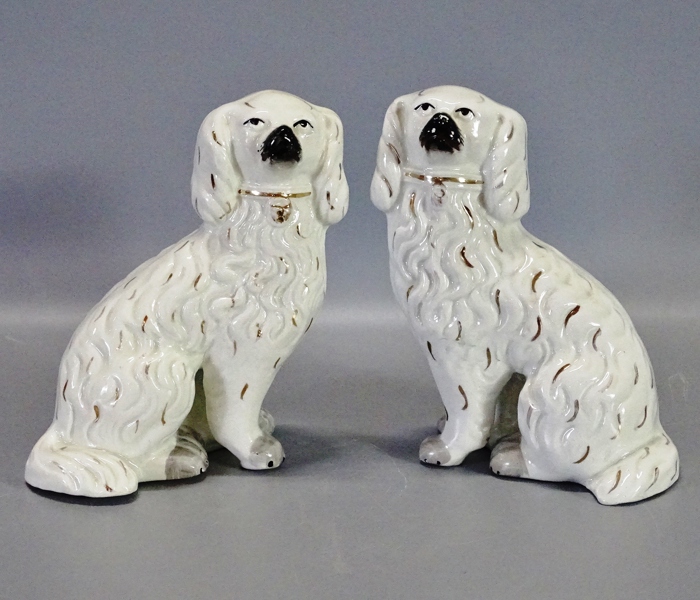 1 par spiselhundar, 1900-tal, troligen England