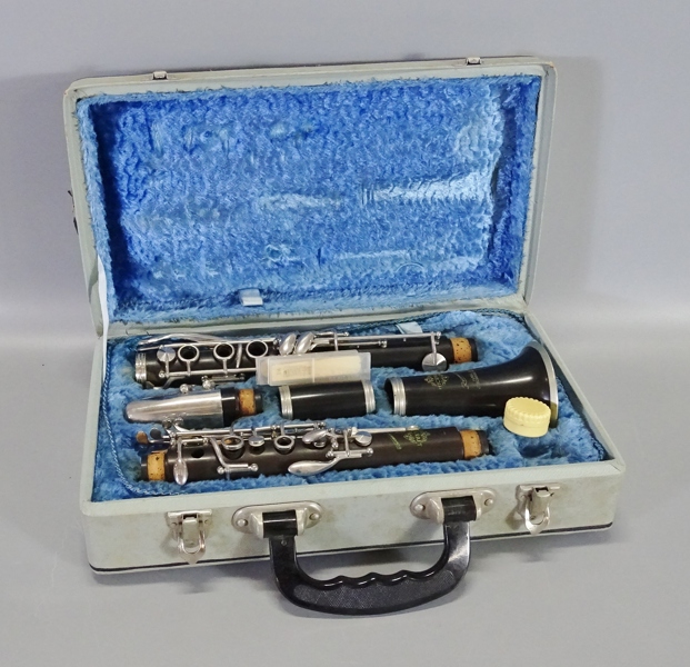 Klarinett i väska, "Resonance" Hicraft, Tjeckoslovakien