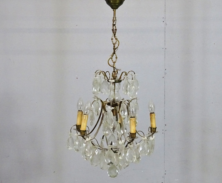 Kristallkrona, barockstil, 1900-tal