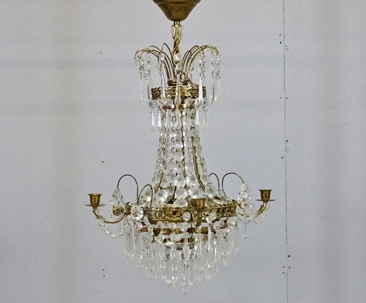 Kristallkrona, empirestil, 1900-tal