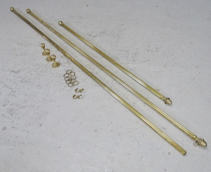 Parti gardinstångsdelar, 1900-tal