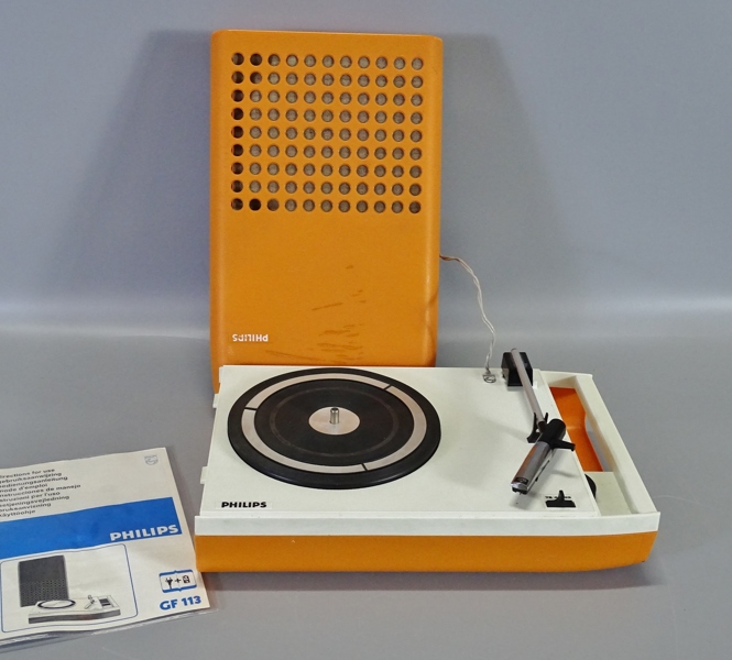 Resegrammofon, Philips, GF 113, 1900-talets andra hälft