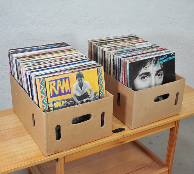 Parti vinylskivor, LP, blandade genrer