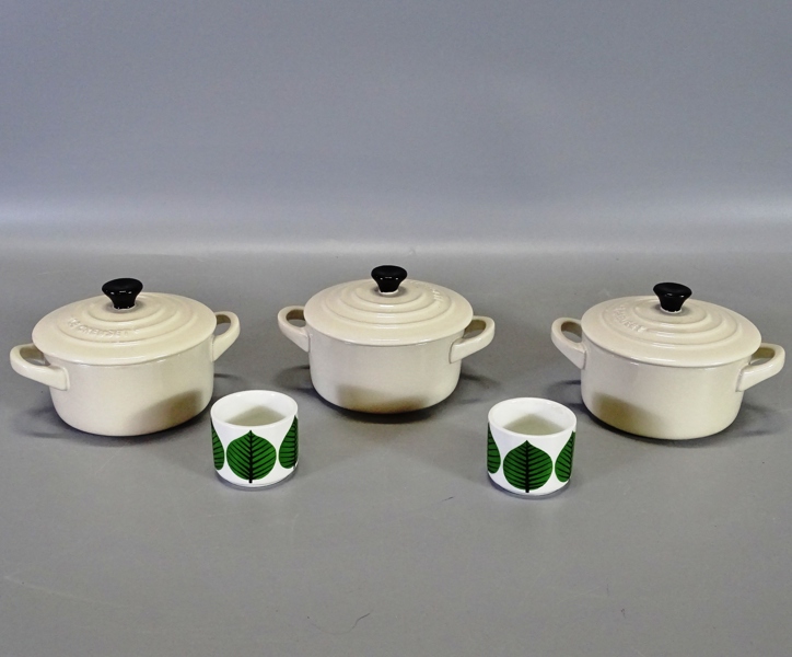 Minigrytor samt äggkoppar, Le Creuset "Berså"