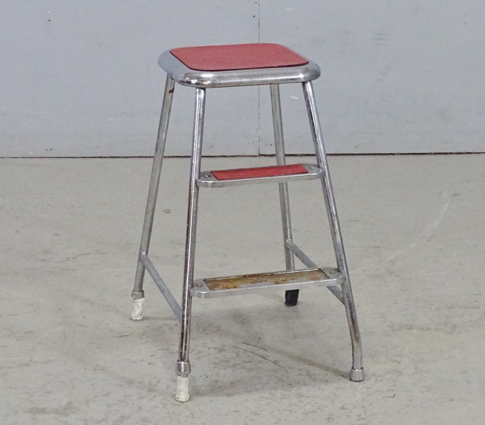 Stegpall, Stålmöbler Verkstads AB Lindqvist, 1900-talets mitt