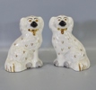 1 par figuriner "Spishundar" troligen Beswick, England, 1900-talets andra hälft