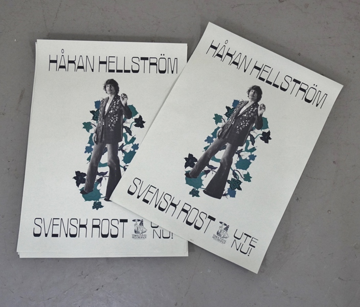 7 st affischer, Håkan Hellström "Svensk Rost"