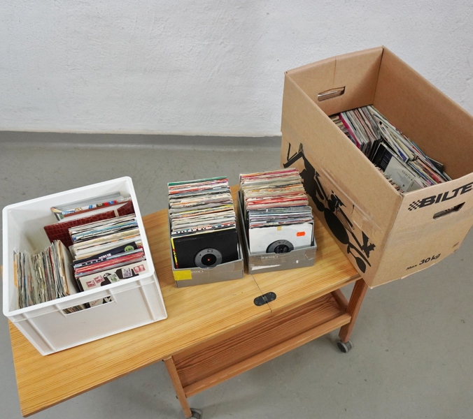 Parti vinylskivor, singel/EP, blandade genrer