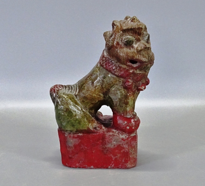 Skulptur Fohund, orientalisk, Kina, 1900-tal