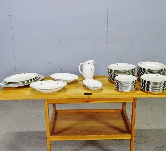 Matservis, KP Karlskrona, 1900-talets mitt