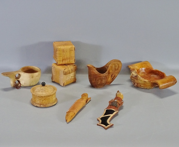 Parti sameslöjd/-knivar, 1900-tal