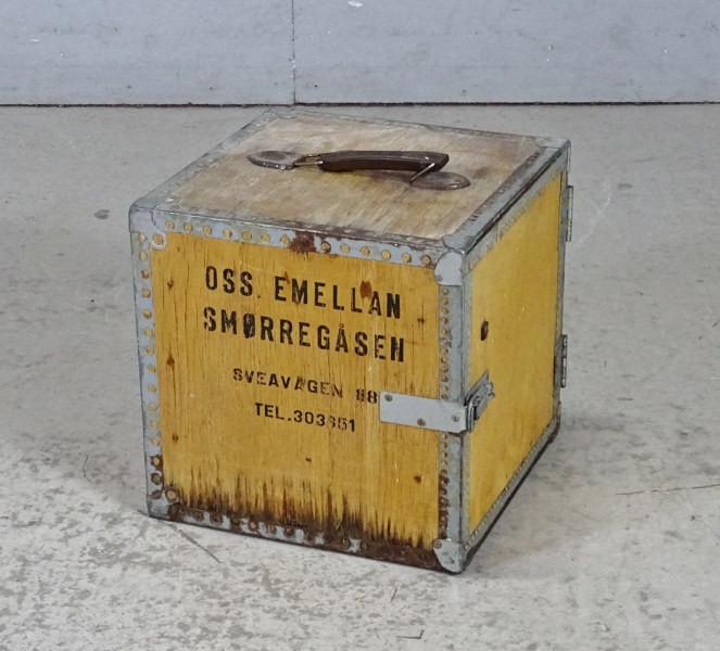 Trälåda, för mattransport, 1950/60-tal