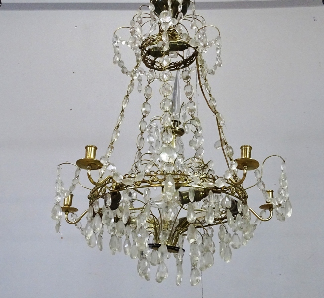 Ljuskrona "Haga-modell" 1900-tal