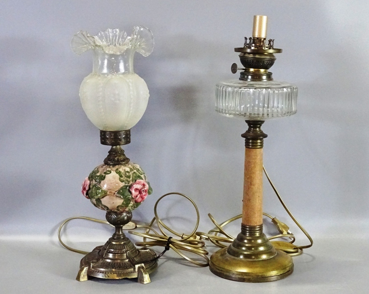 2 st. bordslampor, 1900-tal