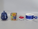Parti diverse, pussel, figurin, skålar m.m. 8 delar, Goebel, Iittala, Rörstrand m. fl
