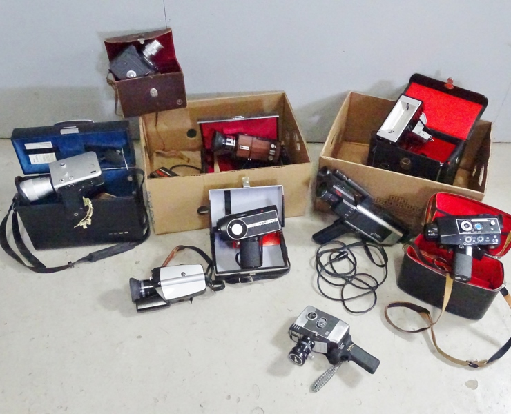 Parti filmkameror m.m.