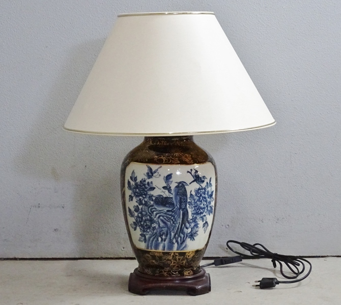 Bordslampa, orientalisk, Japan, 1900-tal