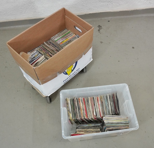 Parti vinylskivor, singel/EP, blandade genrer