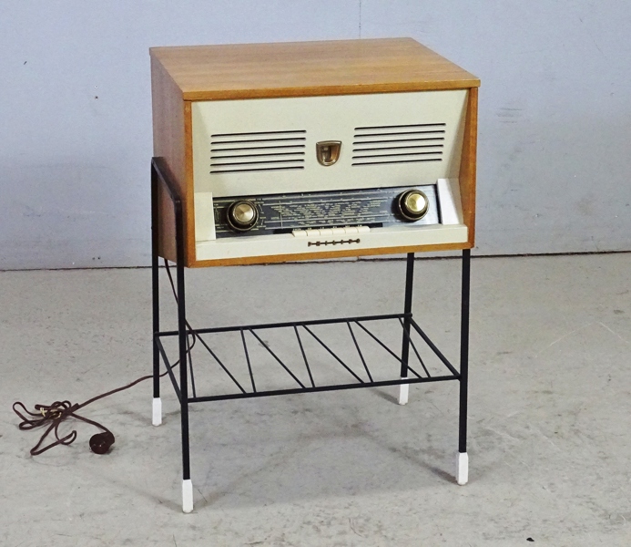 Radiomöbel med skivspelare, Philips, 1950/60-tal