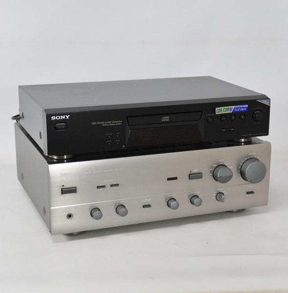 Förstärkare samt CD-spelare, Yamaha / Sony