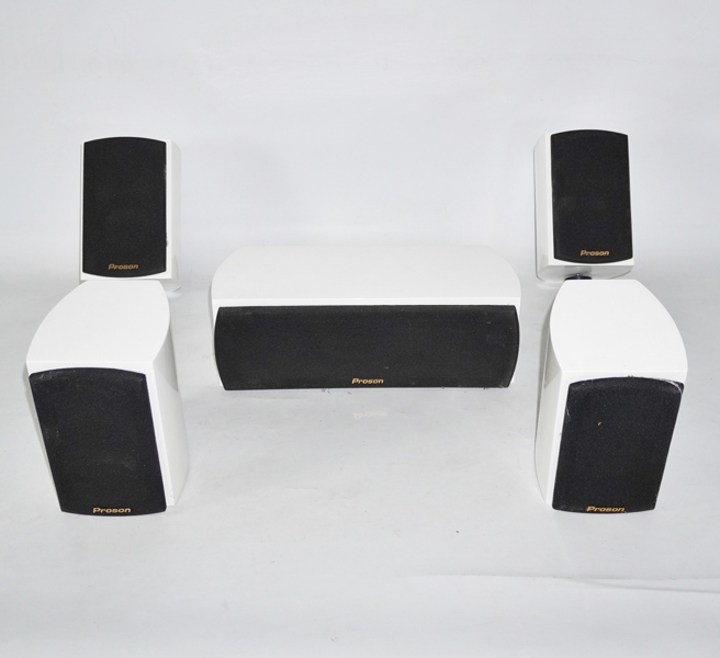 4+1 st högtalare, Proson