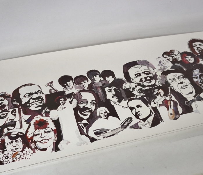 Affisch "Gröna Lund", signerad, Nils Sture Jansson