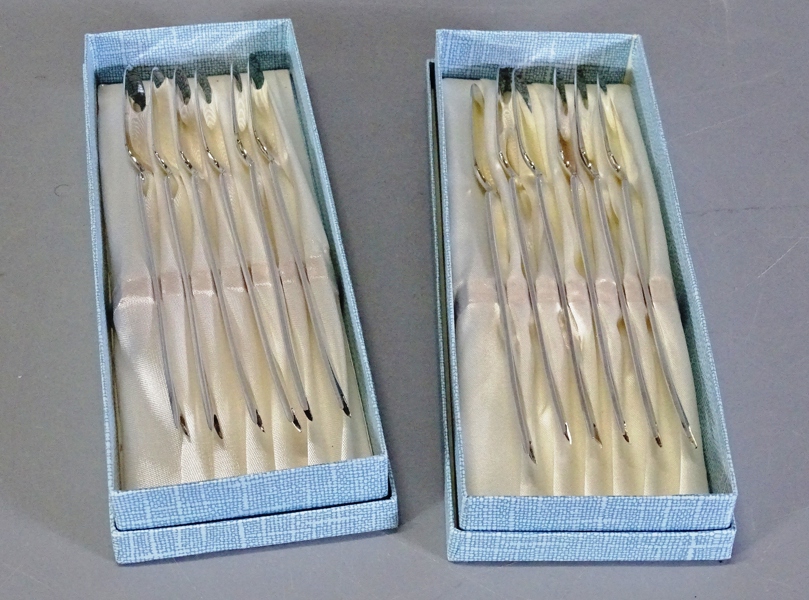 6+6 hummergafflar, C.G. Hallberg, 1900-tal