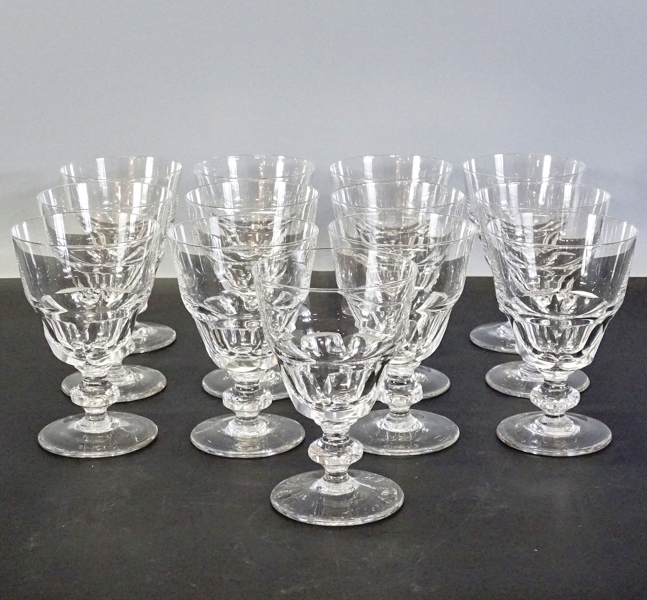 13 st. vinglas "Potter" Edvin Ollers, 1900-tal